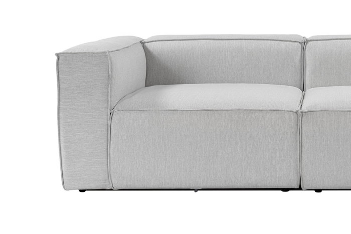 Atelier Del Sofa Sofá Esquinero Gris Lino 297 cm x 190 cm